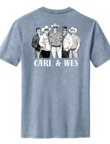 Blue Carl & Wes Tee